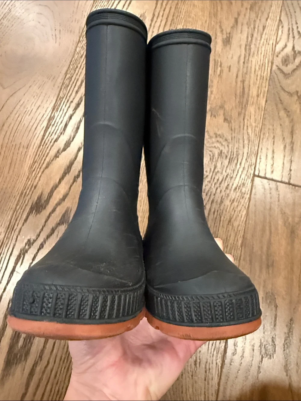 Kids Black Waterproof Rain & Snow Boots - Comfortable All-Weather Protection